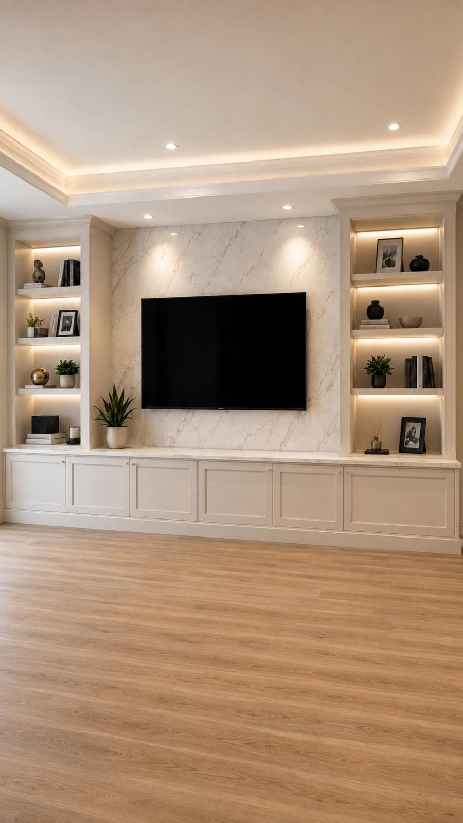 Salon TV ünitesi — GÖKÇELER İç Mimarlık, İstanbul